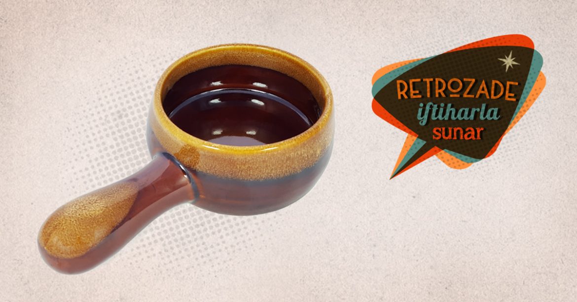 Moka vintage seramik sosluk fırın ve servis kullanımına uygundur. Sukkulent ve kaktüsleriniz için saksı olarak da kullanılabilir! Retrozade - Vintage Antika Retro