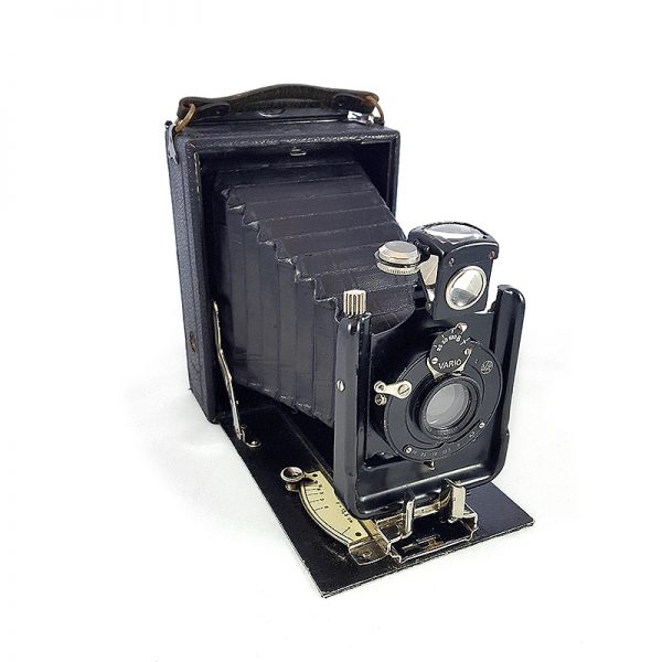 1920 - 1940 Almanya üretimi Zeiss Ikon Vario glassplate (cam plaka film) körüklü fotoğraf makinesi, 9x12 büyük format! Retrozade - Vintage • Retro • Antika