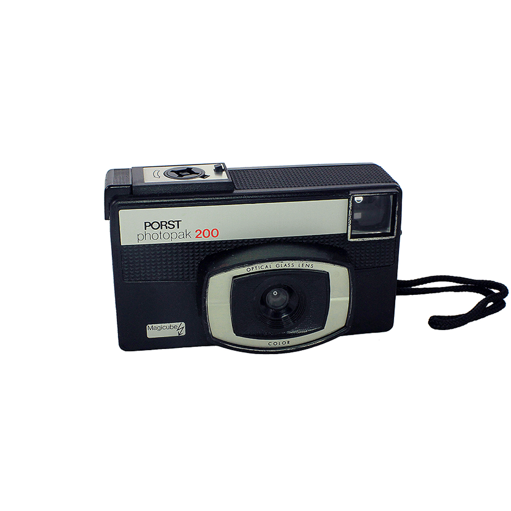 1971 - 1975 Almanya & Japonya yapımı Porst Photopak 200 fotoğraf makinesi. 126 cassette film. Retrozade - Vintage Retro Antika