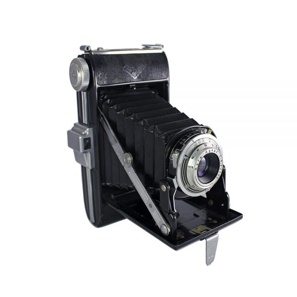 1950 - 1952 Almanya yapımı 6x9 orta format Agfa Billy körüklü fotoğraf makinesi. Agfa Agnar 105mm f/6.3 lens 120 roll film. Retrozade - Vintage Retro Antika