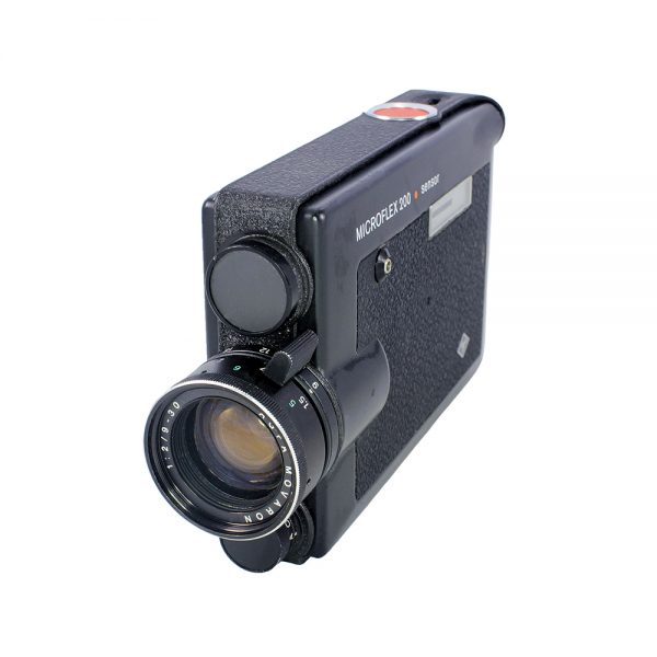 Agfa Microflex 200 8mm film kamerası Agfa Movaron f/2,0 lens ve orijinal deri kılıfıyla birlikte. Retrozade - Vintage Retro Antika