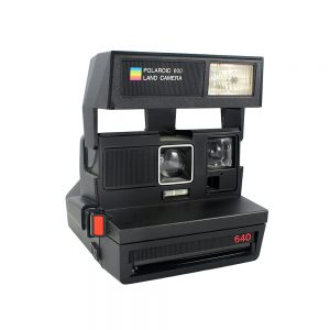 Retro Polaroid 640 şipşak fotoğraf makinesi. Integral 600 & Impossible Project PX600 ve PX680 film. Retrozade - Vintage Retro Antika
