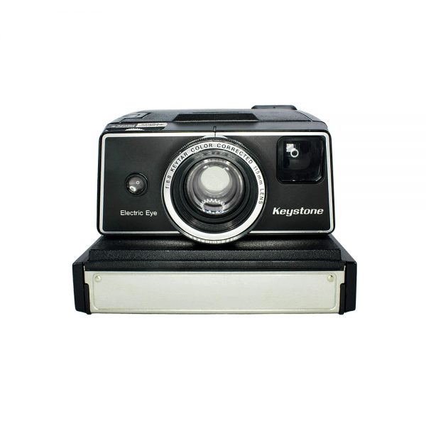 1970'ler Amerika üretimi Keystone Wizard XF 1000 vintage şipşak fotoğraf makinesi. SX-70 instant film ile çalışır. Retrozade - Vintage Retro Antika