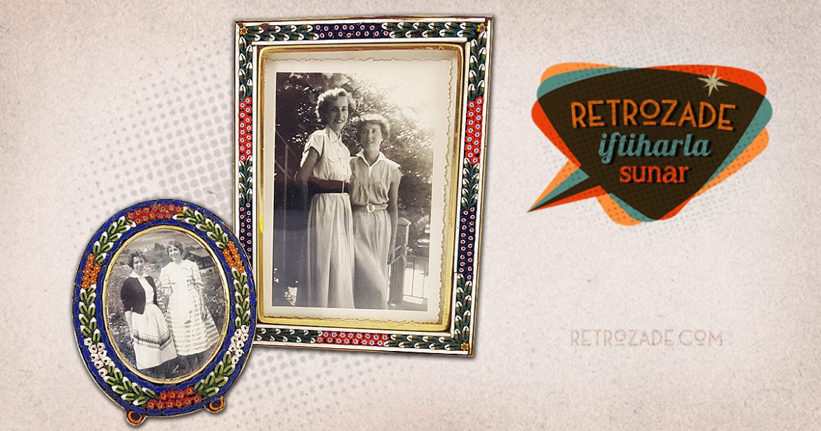 Renkli cam mikro mozaik fotoğraf çerçevesi, tamamen el yapımı mozaik, siyah-beyaz fotoğrafıyla birlikte renkli ve nostaljik! Retrozade - Vintage • Antika