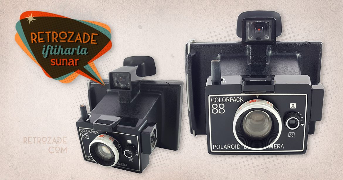 Retro Polaroid Colorpack 88 1970'lerde üretilen şipşak fotoğraf makinesi retroseverlerin gözdesi! Retrozade - Vintage • Retro • Antika