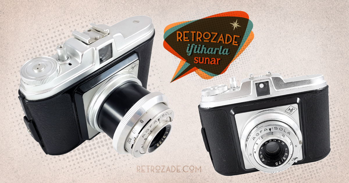 Agfa Isola orta format fotoğraf makinesi 1950'lerde üretilmiştir! Agfa Agnar 6,3/75mm lens, 6x6 format çekimleriniz için ideal! ✨Retrozade✨ Vintage • Retro