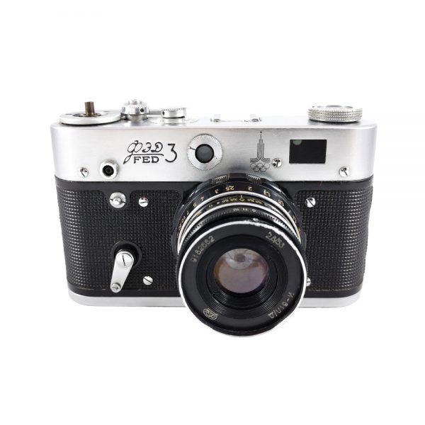 FED 3 (model B) 35mm fotoğraf makinesi 1966-1976 Eski Rusya üretimi, Industar 61.2,8/52 lens ile... ✨Retrozade✨ Vintage • Retro • Antika